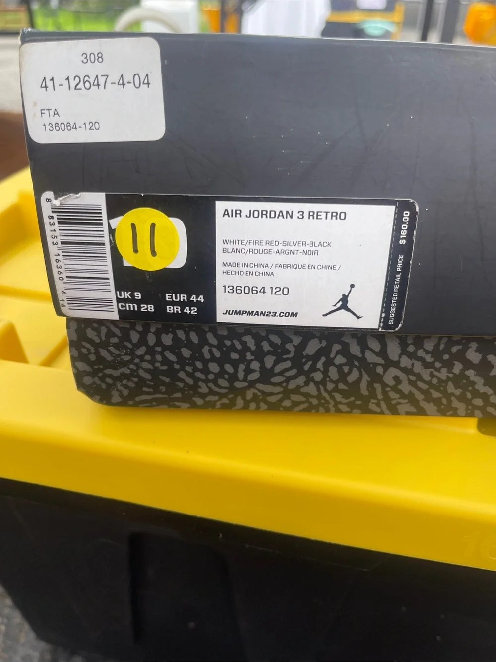 Jordan leather upper